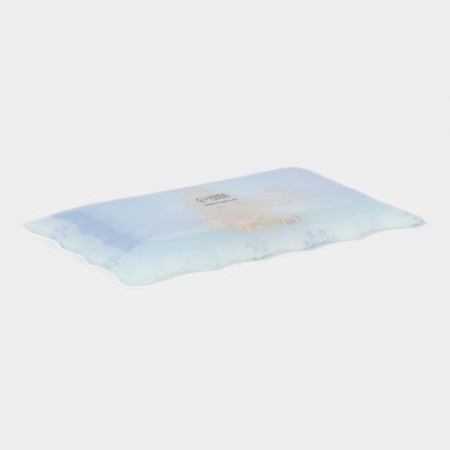 Glass rectangular shade "Winter Fairy Tale", 24.6 × 14.7 cm-2