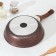 Granit Ultra Red, D = 24 cm pan, plastic handle, glass cover, anti -stick coating, brown color
