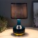 Berte table lamp E14 40W blue 14x14x30.5 cm Risalux