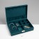 Steam for jewelry "Casket" universal, phlock, 28 × 19 × 6.5, sea color