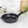 Granite Star pan, d = 24 cm, plastic handle, anti -stick coating, black color