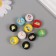 Beads for creativity tree "School everyday life" set 10 pcs 1.6x1.6x1.6 cm