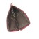 Key of lightning, length 14.5 cm, burgundy color