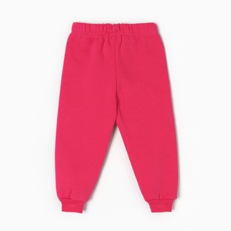 Set (longshit/pants) for girls, fuchsia color, height 92 cm-8