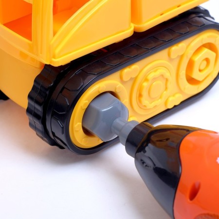 Designer "Excavator" with an electric screwdriver, 22 details-3