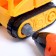 Designer "Excavator" with an electric screwdriver, 22 details