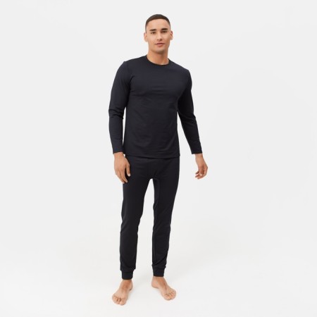 Male thermal underwear (jumper, trousers) minku color black, size 48-5
