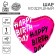 Foil ball 18 "Happy, heart