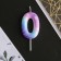 Candle for the cake, number “0”, 5.5 x 8 cm.