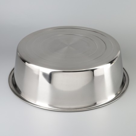Stainless steel pelvis, 9 l, d = 39 cm, bottom d = 32 cm-2