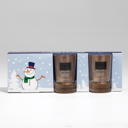 Set of glass Gift "Merry New Year", 3 pcs., 50 ml-6