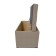 Puff with a lid and weighting, 800 × 400 × 420 mm, bingo velor, color Beige