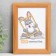 Photo frame 10x15 cm pine, No. 1 amber, 17 mm (plastic screen)