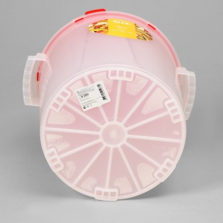 Food tank, 13 l, with a lid, with oppression, white-6