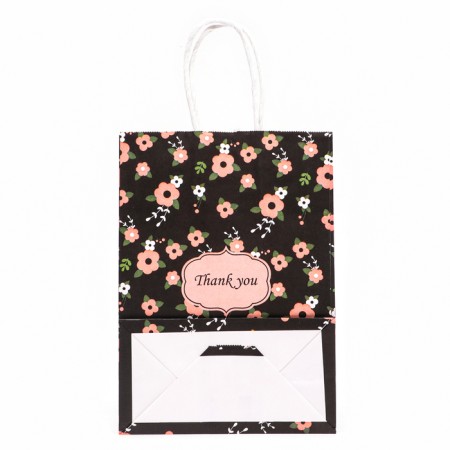CRAFT package, black, "thank you" 21 x 15 x 8 cm-1
