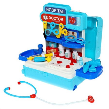 Game set "Doctor" in a suitcase, with accessories-14