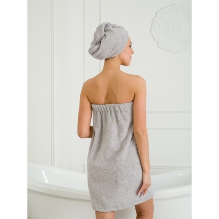 Set for a female bath: Chalma, Pareo, Mitten, Size XL-3XL-2