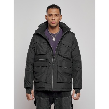 Luy jacket transformer male winter, size 48, black color