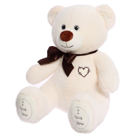 Soft toy "Bear Phil", 65 cm, Latte color-1
