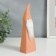Souvenir Ceramics "Bearded Gnome in the High Coll" Orange Fllock 22x4.7x6.8 cm