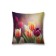 Pillowess decorative "Field of tulips", on a zipper, size 45x45 cm