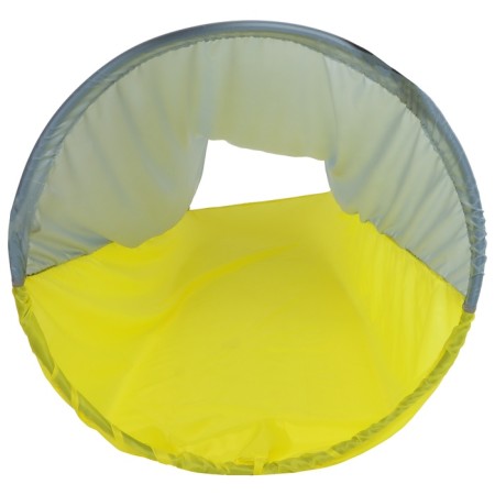 Tunnel for overpasses, length 3.5 m, d = 84 cm, 1 ring, yellow/gray color-3