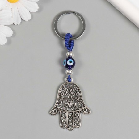 Keychain from the evil eye metal "Fatima openwork" 4.2x5.5 cm