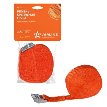 Cargo fastening belt with a latch 6 m, 200 kgirline as-t-02