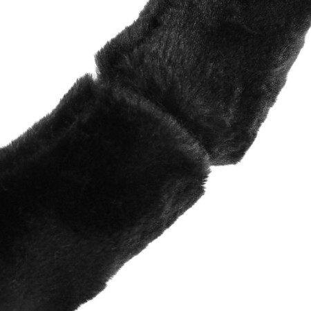 Braid on the steering wheel, black-1