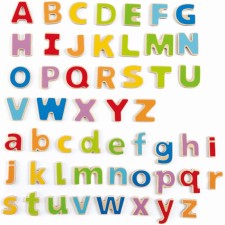 Game set for children - magnetic letters, English alphabet
