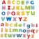 Game set for children - magnetic letters, English alphabet