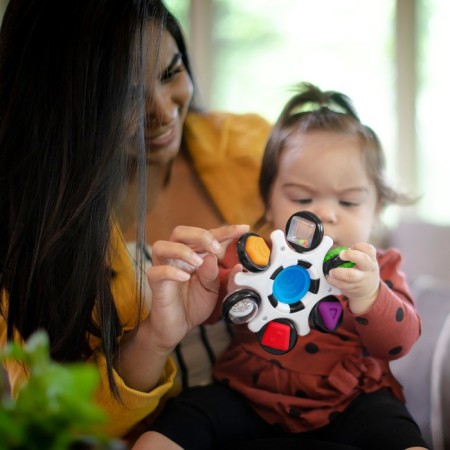Developing toy Baby Einstein "Flower"-5
