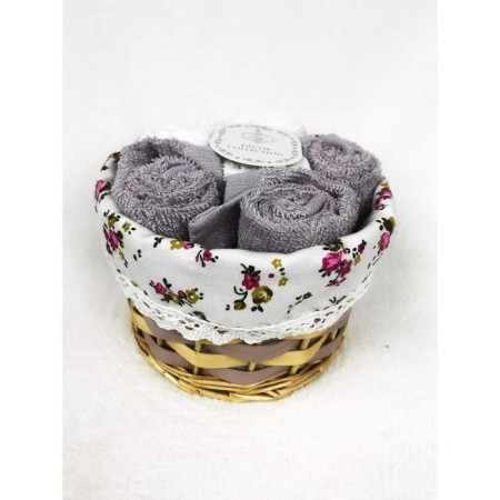 Set of napkins "Evita", size 30x30 cm - 6 pcs, purple color