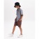 Shorts for the boy Minaku: Casual Collection Kids, chocolate color, height 128 cm