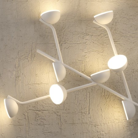 Bra Mantra Adn, Led, 48W, 2640lm, 3000k, 675x86x600 mm, Matte White Color-2