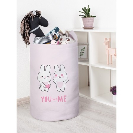 Basket for toys "Love Hares, size 40x60 cm