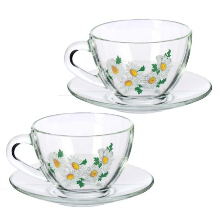 Tea Set "Romashkovo Field", 200 ml, in a suitcase-8