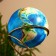 Souvenir Globe "Basis" 13x13x26 cm