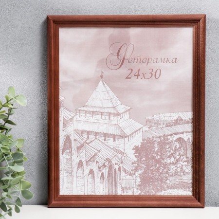 Photo frame pine С20 Magonon 24x30 cm (plastic screen)