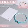 Cross embroidery kit: canvas without a drawing white, 30 × 40 cm, hoop d = 16 cm, color mix