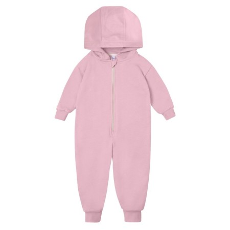 Combineson with a hood One Love Winter, height 86 cm, pink color-1