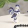 Souvenir "Cockerel", Small, Gzhel, Cobalt