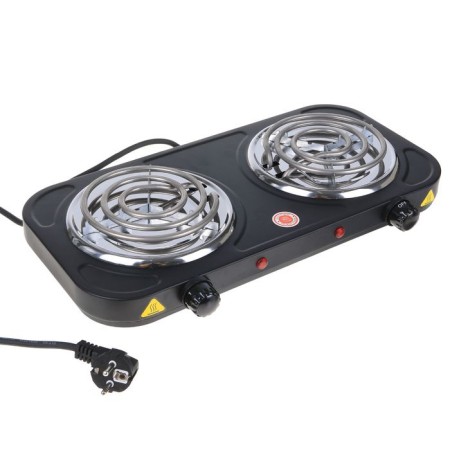 Electric tile Sakura PE-03V, 2000 W, 2 burners, black