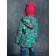 Jacket for girls, height 104 cm, emerald color