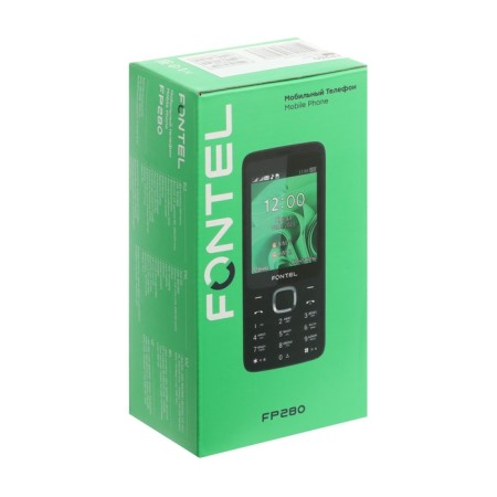Cell phone Fontel FP280, 2.8 ", 2 SIM, Microsd, 1450 mAh, black-5
