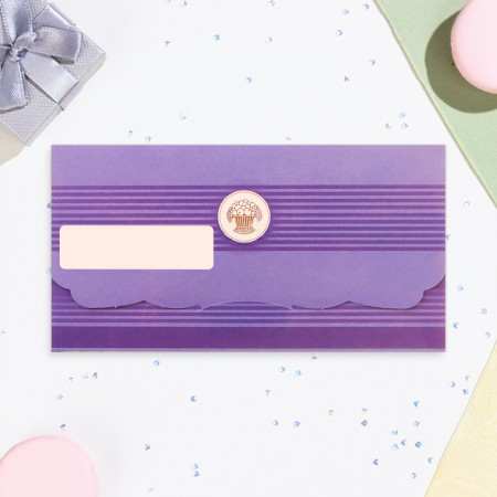 Money envelope "Happy Birthday!" Wallet with money, 18.5 x 8.5 cm-2