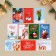 Set of mail cards "Happy New Year", 10 pieces, 10 x 15 cm, New Year
