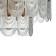 Lamp on the Indigo rod, 12022/b/9r Brass. 9x60W, E14, 800x800x395/1395 mm, lace effect