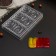 Konfinetta Love chocolate form, 3 cells, 27.5 × 17.5 × 2.5 cm, cell 7 × 7 cm