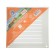 Ventilation grate "Space" luxury RM1515, 150 x 150 mm, with a grid, metal, white